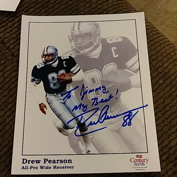 Drew Pearson #88 photo signed Dallas Cowboys - Picture 2 of 5